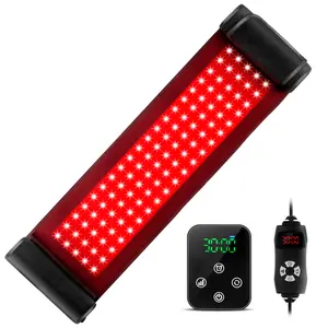 2-in-1 Cordless Red Light Therapy Belt, Wired & Wireless Controller 3000mAh Rechargeable Battery Magnetic LED Screen, 49" * 7" Wearable 660nm & 850nm Red Light Therapy Wrap Belt for Body