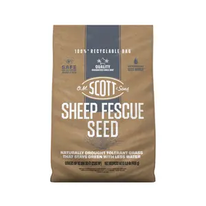 O.M. Scott & Sons Sheep Fescue Seed - Grass for Sunny or Partly Shaded Northern Yards, Drought Resistant, Low Maintenance, 0.9 lbs.