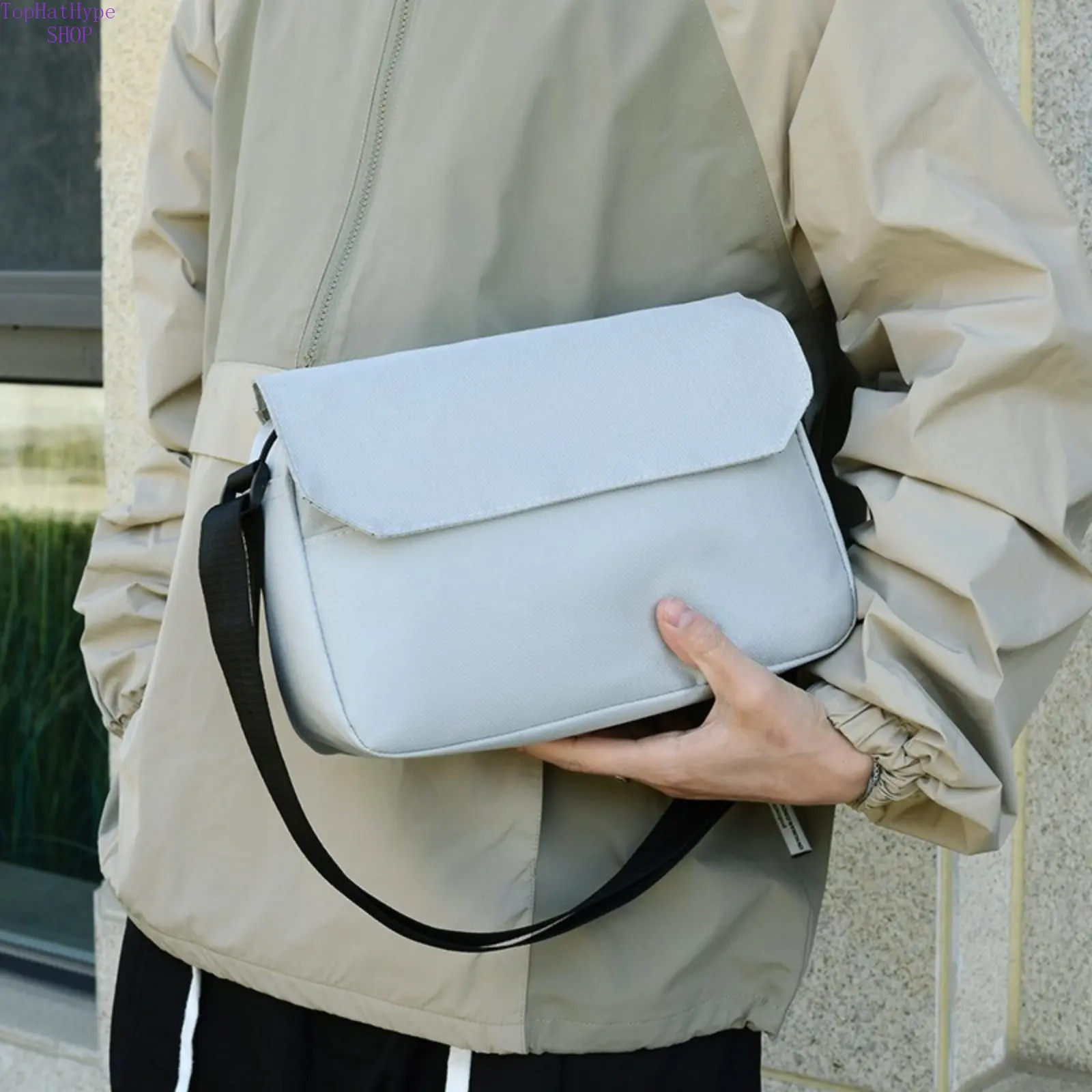 2026 New Minimalist Messenger Bag for Men & Women, Lightweight Casual Crossbody Shoulder Bag, Large Capacity Durable Daily Satchel, Simple Stylish Design Perfect for Work, Commute, Travel, School and Everyday Casual Use, Crossbody Bag, Daily Use Bags