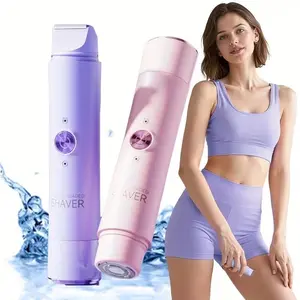 A two-in-one double-head electric hair removal device, Epilator hair remover, designed for women, multi-functional for painless full-body hair removal, wireless USB charging, bikini trimmer, dry and wet dual-purpose