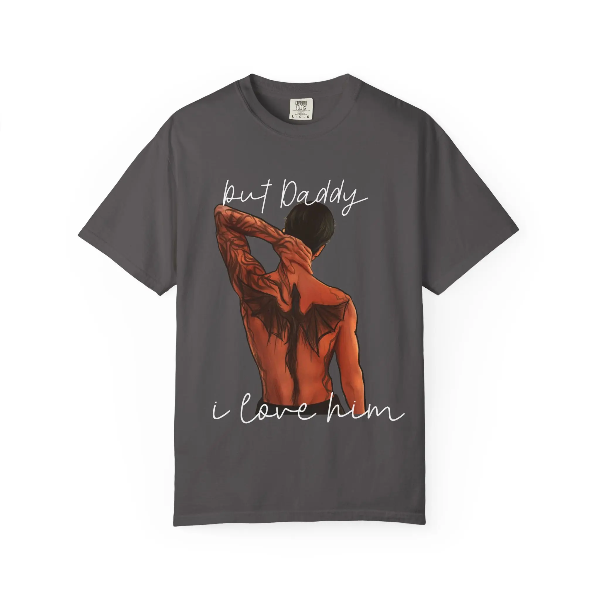 Xaddy Xaden Garment-Dyed T-Shirt | 'Put Daddy, I Love Him' Graphic Tee for Casual Wear, Gifts, Father's Day, Birthdays, Trendy Apparel