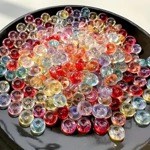 Bright Smooth Flat Round Glass Beads, Vibrant Random Mixed Colors, DIY Jewelry Making, DIY Beading Accessories, Craft Projects, Diy Craft Embellishments, Christmas Gifts, New Year Presents, Seed Beads, Bead Assortment, Beading Supplies