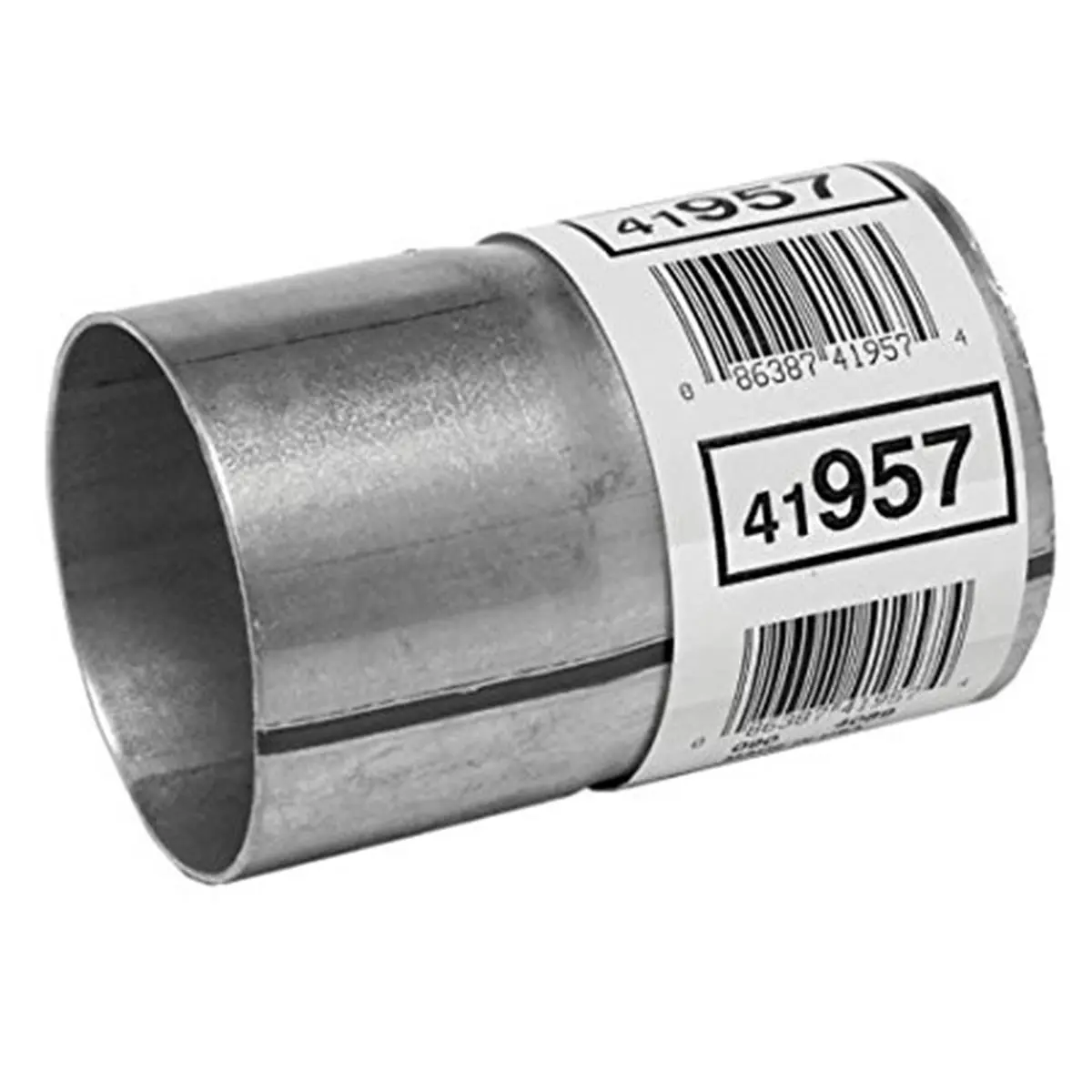 Dynomax Exhaust Pipe Connector, 2.5 in ID/OD, Durable Aluminized Steel Construction, Burr-Free for Proper Fitment and Installation, Accessories, Installation Needs, Tubing