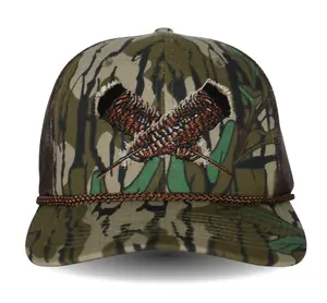 Mossy Oak Bottomland Turkey Feather Meshback Cap