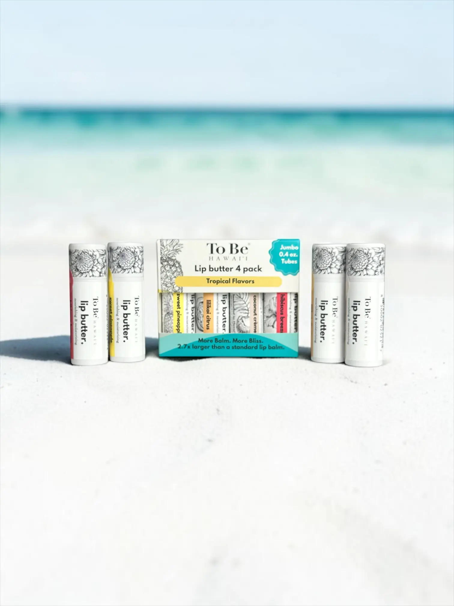 Tropical Flavors Lip Butter Sampler Coconut Balm