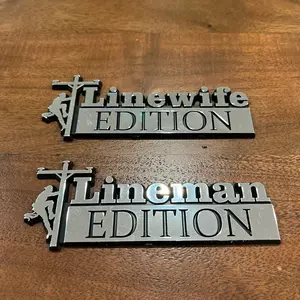 Lineman/Linewife Truck Tag - Personalized Tag for Trucks