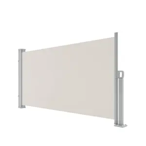 Retractable Waterproof Garden Bench - 71"x138" Patio Awning with UV-Resistant Privacy Screen, Folding Decorative Outdoor Divider for Lawn & Balcony Decor