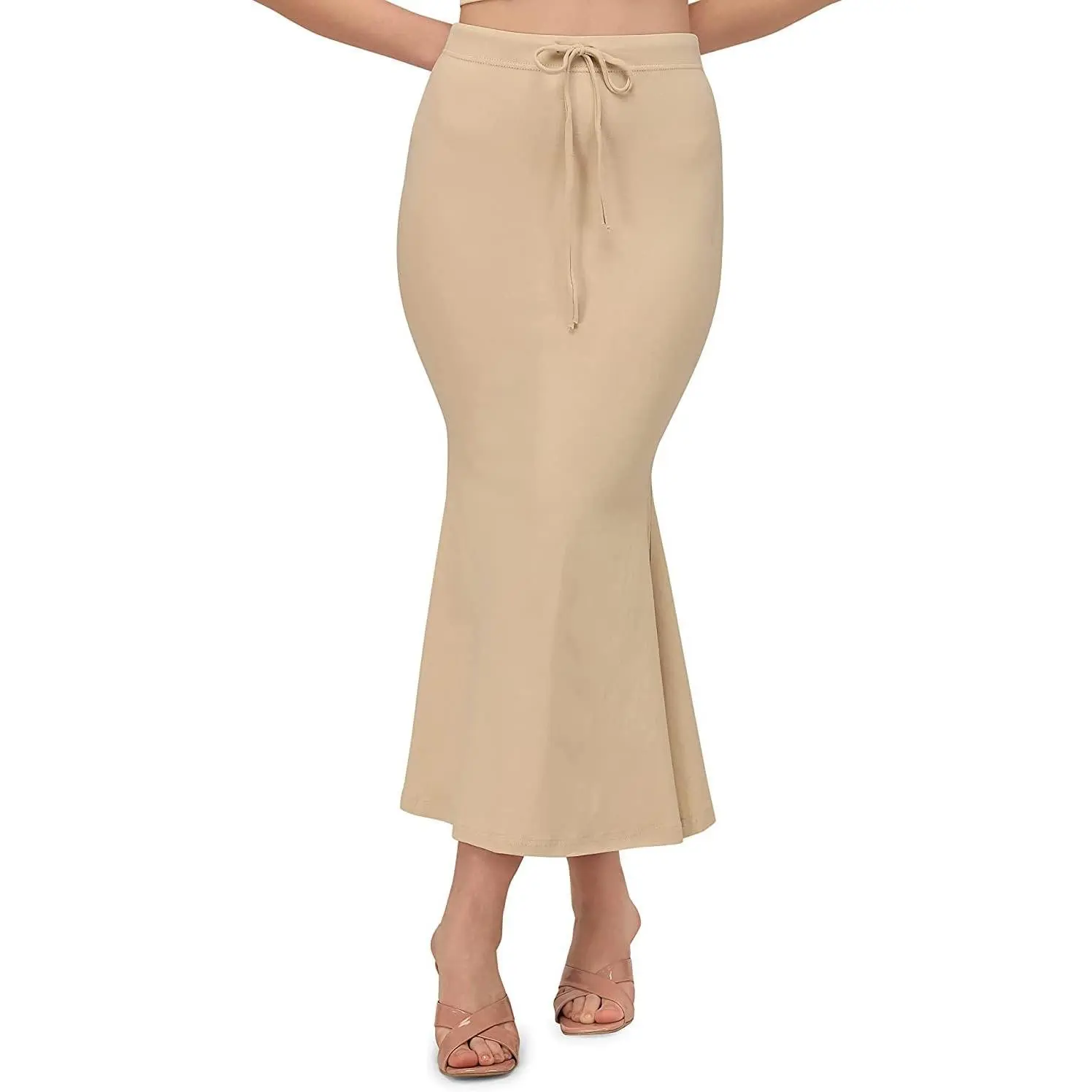 ALYNE Women's Blended Saree Shapewear Petticoat, Women's Skirts Underwear for Saree Support