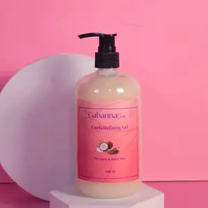 Gabanna Curls Curl Defining Gel for Curly & Wavy Hair | Long Lasting Hold & Frizz Control