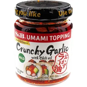 Crunchy Garlic Chili Oil 3.88 Fl Oz – Spicy Chili Sauce with Crispy Garlic, Perfect for Noodles, Dumplings & Rice