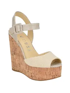 GUESS Female Lyrica Linen Wedges