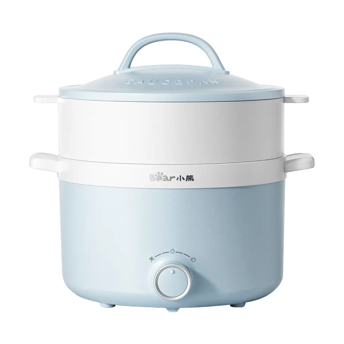 Bear Electric Multipurpose Mini Hot Pot and Steamer Pot 1.7L DRG-E17D2