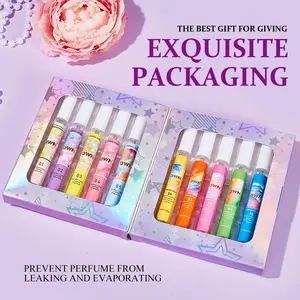 10-Piece Dreamy Perfume Gift Set, Sunny Floral Fragrances, Fruity and Gourmand Notes, Long-Lasting Scent, Perfect Holiday Gift