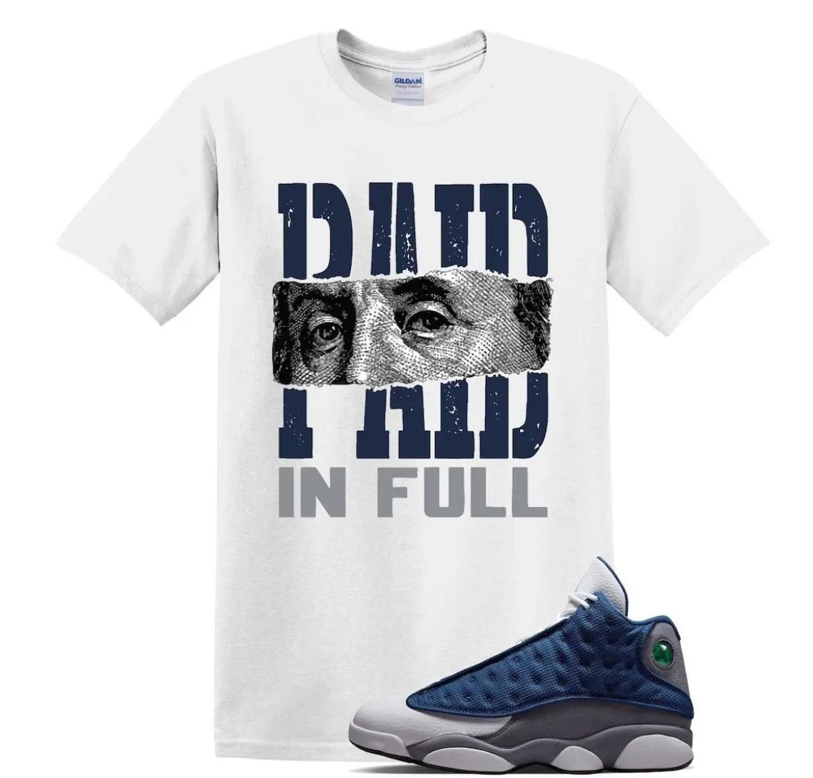 13 Flint Shirt, 13 Flint Graphic T-Shirt, Paid In Full Tee Match Sneaker