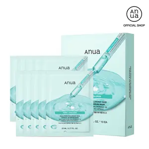 [Anua Official Shop] PDRN Hyaluronic Acid Capsule 100 Serum Mask (23ml*10ea) | sheet mask, deep hydration, lightweight, glow, glass skin, kocrean skincare, collagen, moisturizing, hydrating