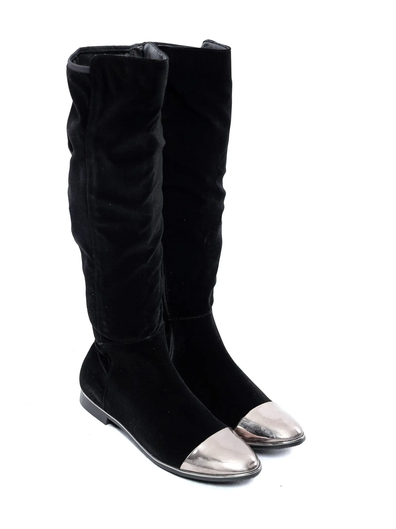 Birdy Toecap Velvet Boots