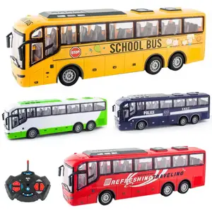 Remote Controlled Bus Simulation Car School Bus Model control Friction Powered
