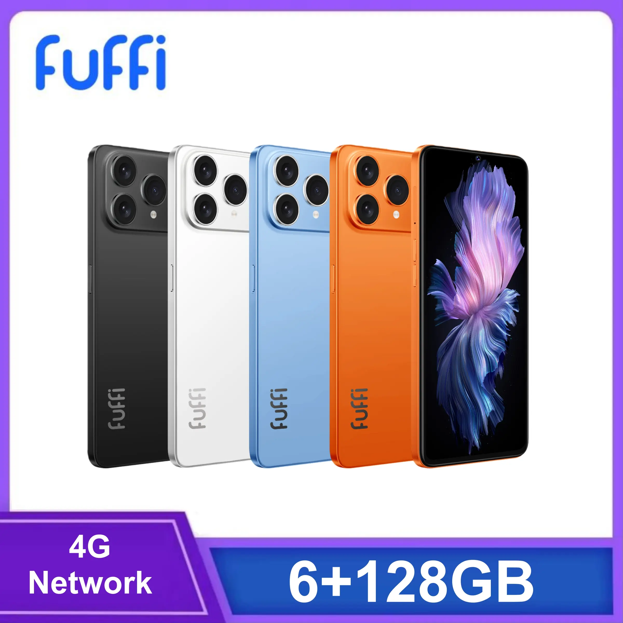 FUFFi-M17 Pro Smartphone, 6+128GB ROM, 6.53-Inch Screen, Dual Sim Card Slots, Octa-Core Processor, Android Os, 4G Network, 4000mah Battery, Cellphone, Touchscreen Phone, Digital Smart Phone