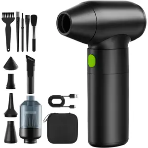Duster - 150000RPM Electric Air Duster, 3-Speed Adjustable PC Cleaner, 4400mAh Rechargeable Cordless Air Blower, Alternative to Canned Air for Keyboard, Electronics, Camera