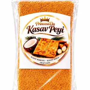 Kasav Peyi Direct from Haiti – 100% Natural Haitian Cassava Bread | Produit Lakay | Cap-Haïtien Kasav Haïti | Sucre Flavor | 100% Ayisyen