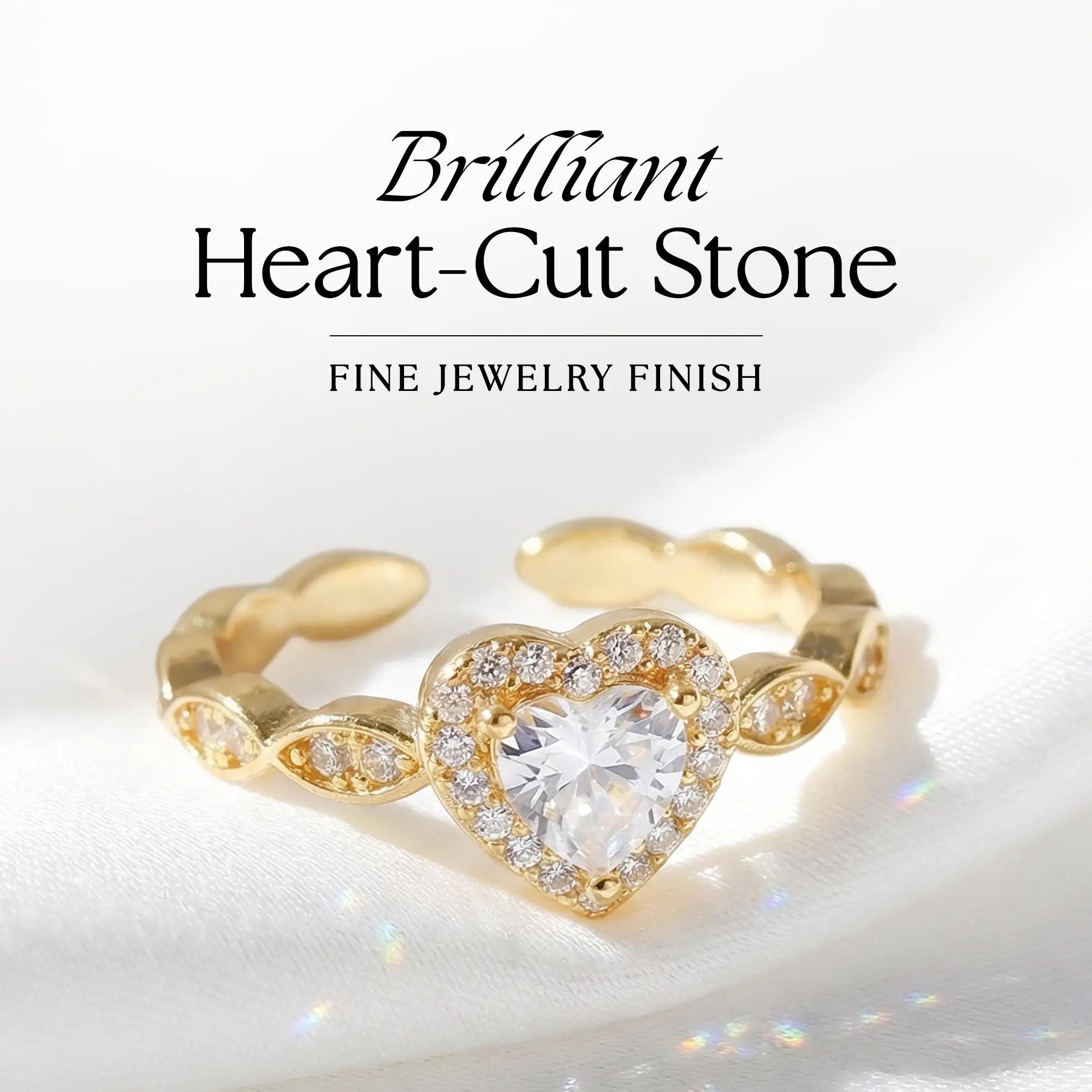 Diamond Heart Ring