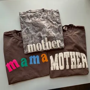 Camo puff print brown mama mother t shirt