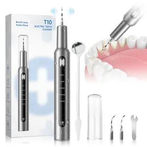 Teeth Cleaning Kit Plaque Remover for Teeth, Portable Dental Cleaning Kit Tartar Remover for Teeth with LED Light & 5 Modes, Plaque Blaster for Human Teeth, Tooth Scraper Plaque Tartar Remover for Teeth with Dental Tools