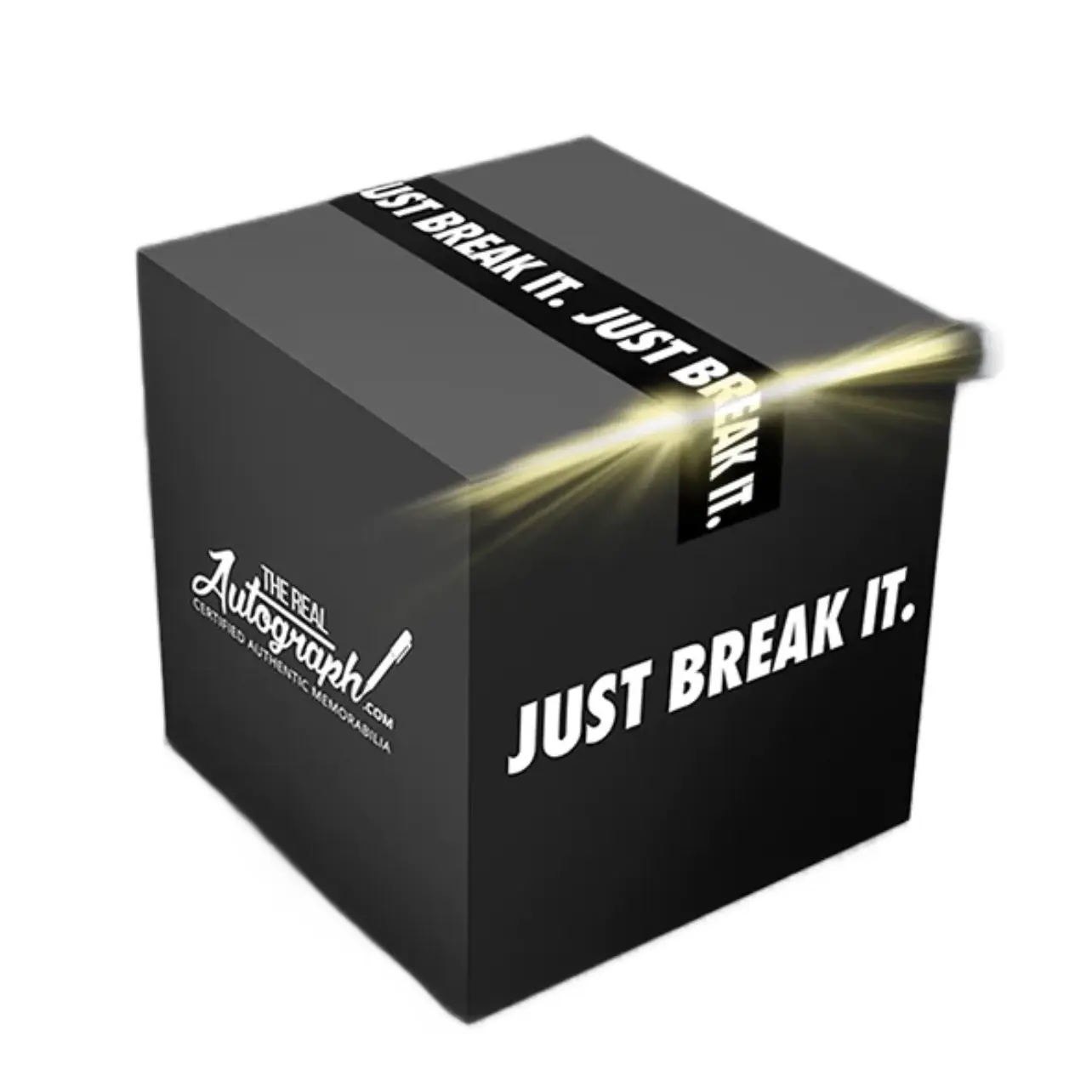 Just Break It Black Football Box