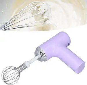 Compact Electric Egg Beater,  Handheld Milk Frother Portable Cordless Electric Whisk Rechargeable Small Mixer for Eggs, Milkshake Cream, Butter, Salad, Dressing