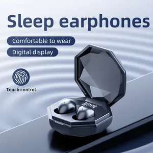 Specially designed wireless earphones for small ears, ultra small mini invisible Bluetooth earphones, Bluetooth 5.4 ultra-low latency, digital screen quick connection, waterproof and sweat proof, suitable for sleep, work, school