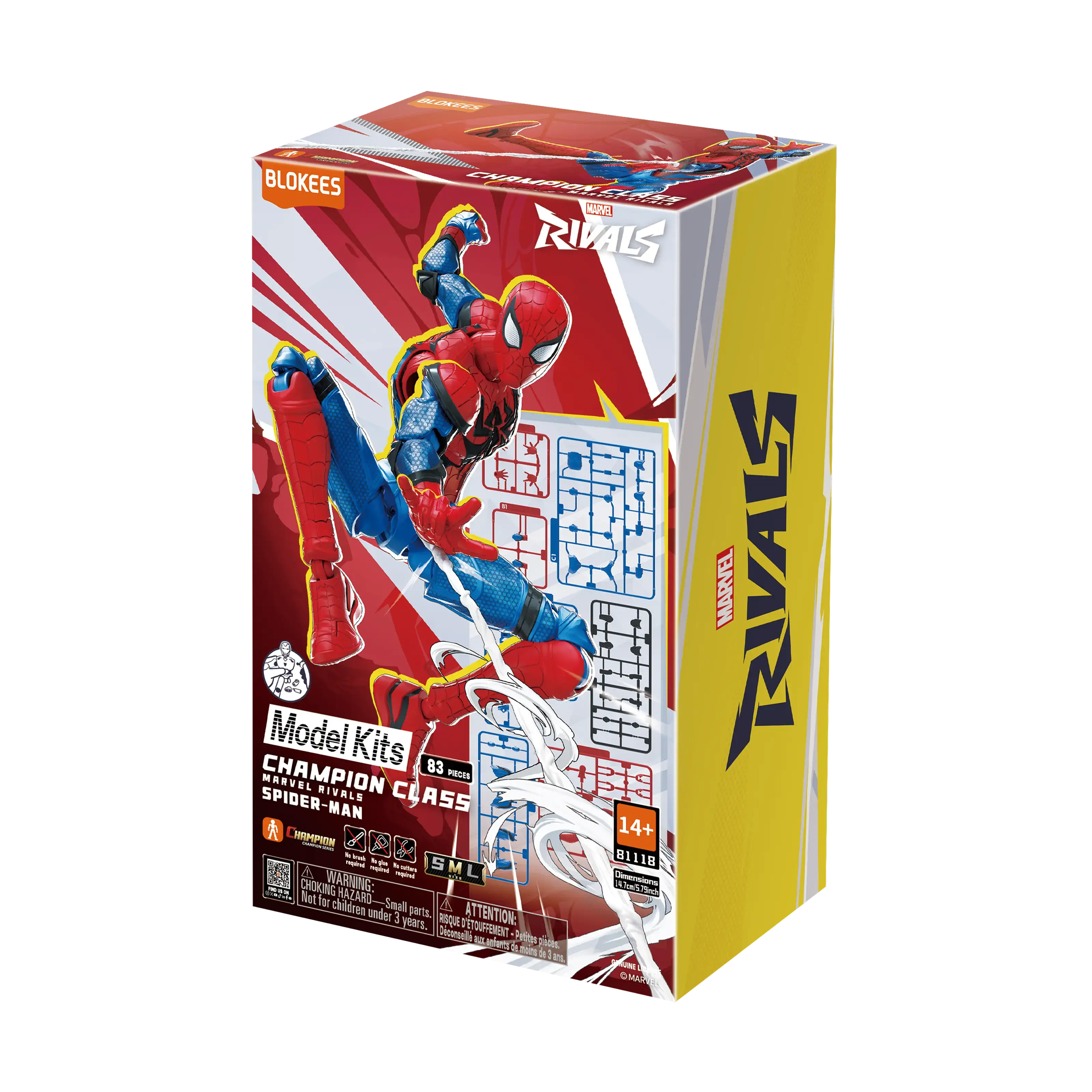 Blokees Marvel Rivals Champion Class Spider-Man Model Kits Blokees Marvel Rivals Champion Class Spider-Man Model Kits