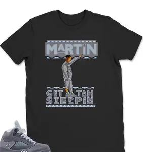 5 Wolf Grey 2026 Ice Blue Light Graphite White Icy TShirt Match Martin, J5 Wolf Grey Matching Sneaker T-Shirt, shirt to matching sneaker