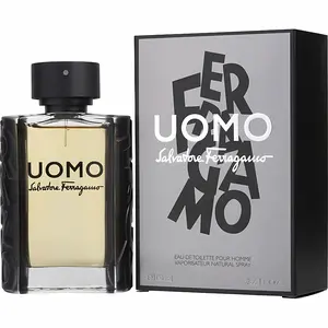 Ferragamo Men's 3.4 Ounce Uomo Eau de Toilette Ferragamo Men's 3.4 Ounce Uomo Eau de Toilette
