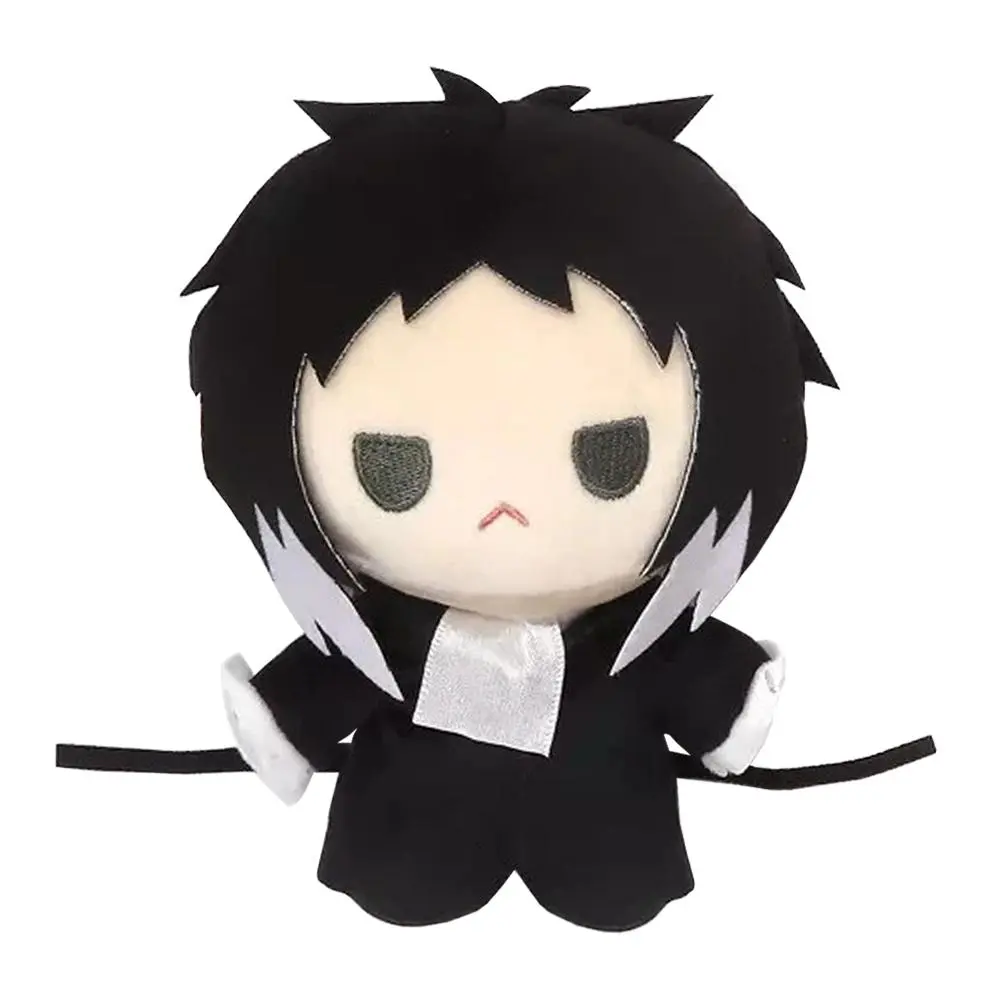 Dazai Osamu Plush Nakahara Chuuya figure Fyodor Dostoevsky Edogawa Rampo plush Doll soft Keychain pillow Cute BSD Anime Toy Gift