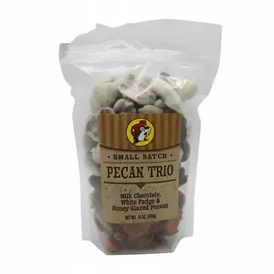 Buc-ee's Assorted Pecan Trio - Milk Chocolate, White Fudge, Honey Glazed - Creamy Coatings, Crunchy, Premium Quality, Freshness Guaranteed, Bite-Sized, Perfect for Gifting - Dessert, Snack
