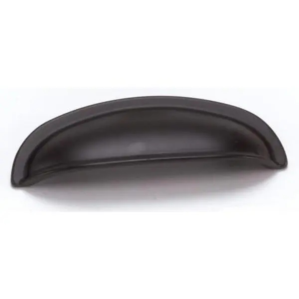 212 MAIN 3 in. Modern Nantucket Cup Pull - Strategic Brands 52066, Oil Rubbed Bronze Door Hardware
