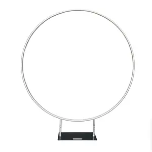 6ft 6.5ft Aluminum Alloy tube Round Circle Backdrop Stand For Wedding Birthday Baby Shower
