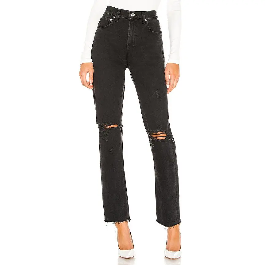 AGOLDE Cherie High Rise Straight Jeans in Distortion