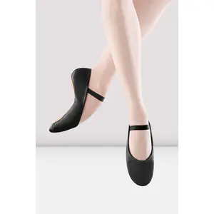 50% OFF Bloch "Dansoft" Leather Full Sole Black Ballet Shoes