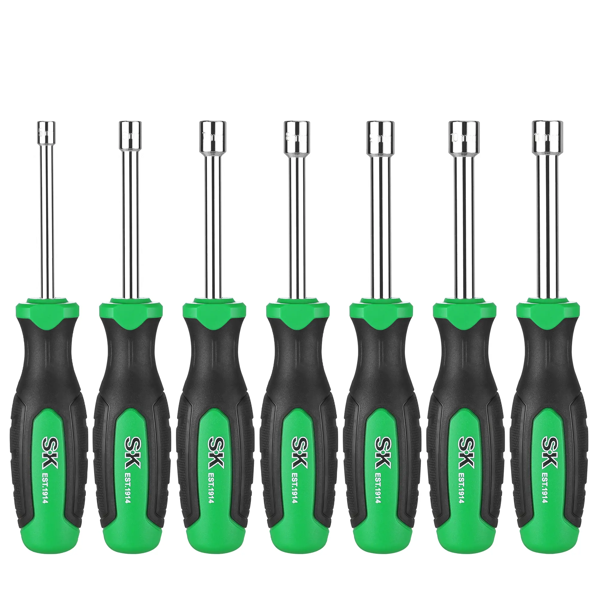 #summersale SK 7-Piece Nut Driver Set, Premium CR-V Construction, SureGrip Handle