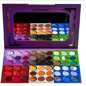 Ultramo Slay Night Eyeshadow Palette - 54 Vibrant Colors with Glitter & Matte Finishes for Bold Eye Makeup - Makeup