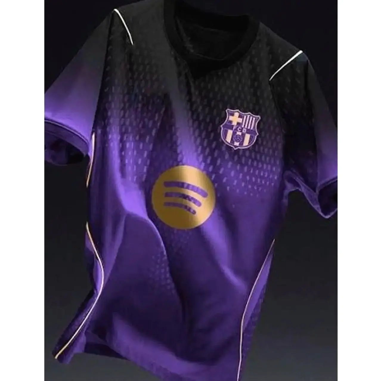 Unisex Purple Soccer Jersey Personalized Barcelona Away Stadium Shirt 2026-27 Away Shirt Football Shirt Breathable Fan Style 9O