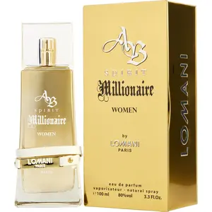 Lomani Ab Spirit Millionaire Eau De Parfum (EDP Fragrance) for Women, 3.3 fl oz Luxurious Elegant Fragrance for Fall-Winter Wear