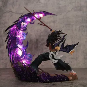 Demon Slayer Anime Figures Tsugikuni Yoriichi Action Figure With Light Pvc Statue Figurine Model Doll Toys Valentine's Day Gift