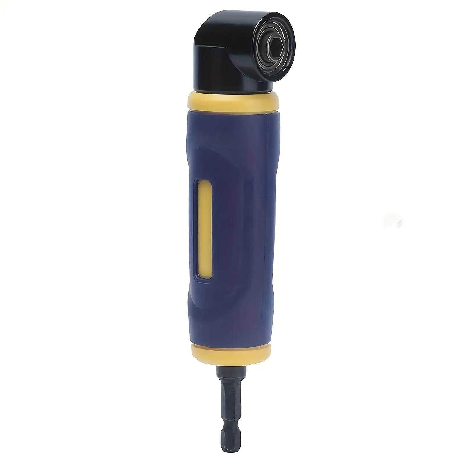 90 °   Right Angle Drill Bit Hex Shank Manual Driver for Tight Spaces Compact Drill Attachment for Screwing and Drilling in Hard-to-Reach Areas Durable Hand Tool for DIY, Automotive, and Home Projects