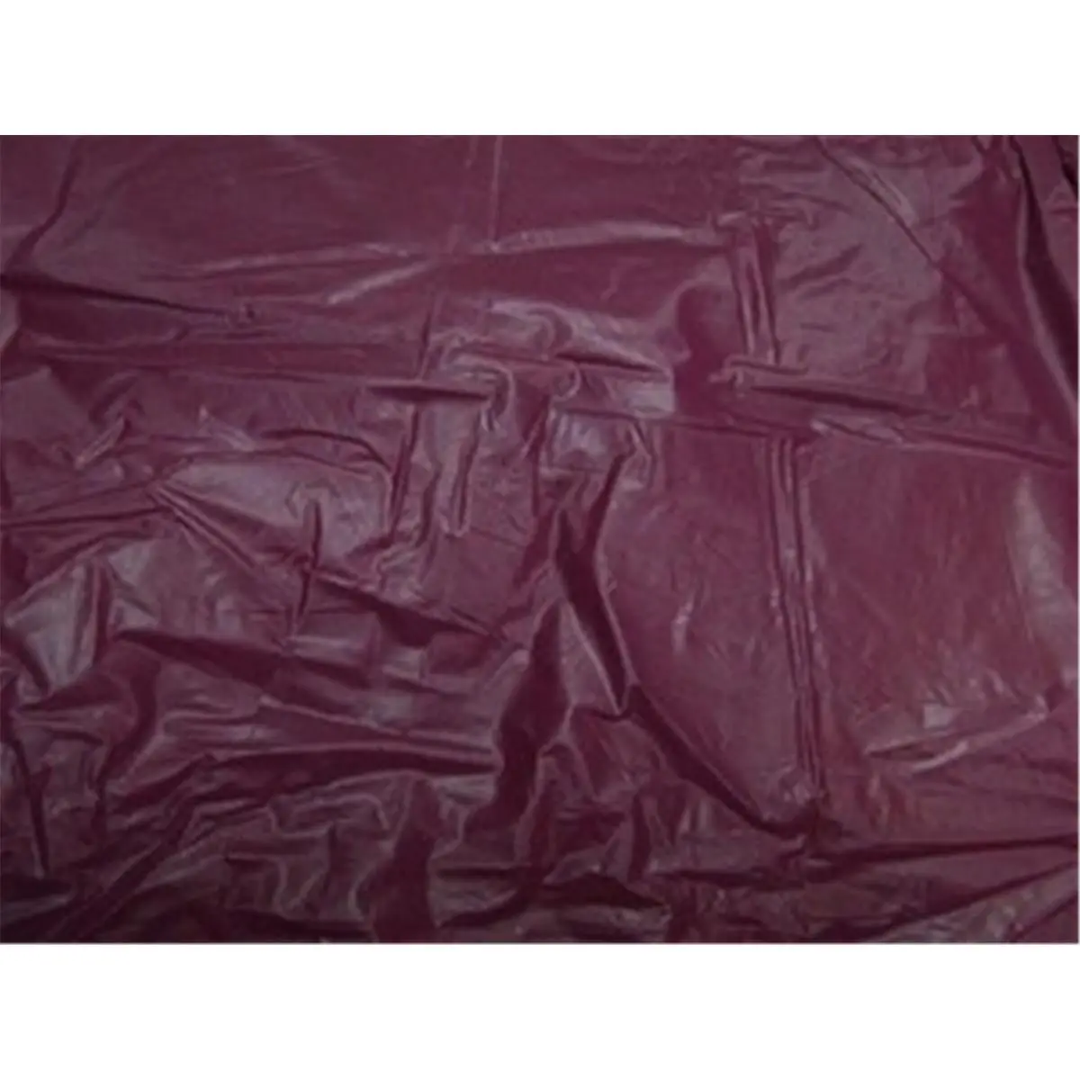 212 MAIN Disposable Vinyl Plastic Round Snap-On Custom-Fit Kwik-Covers, 30 in x 72 in Maroon, Pack of 25 Set