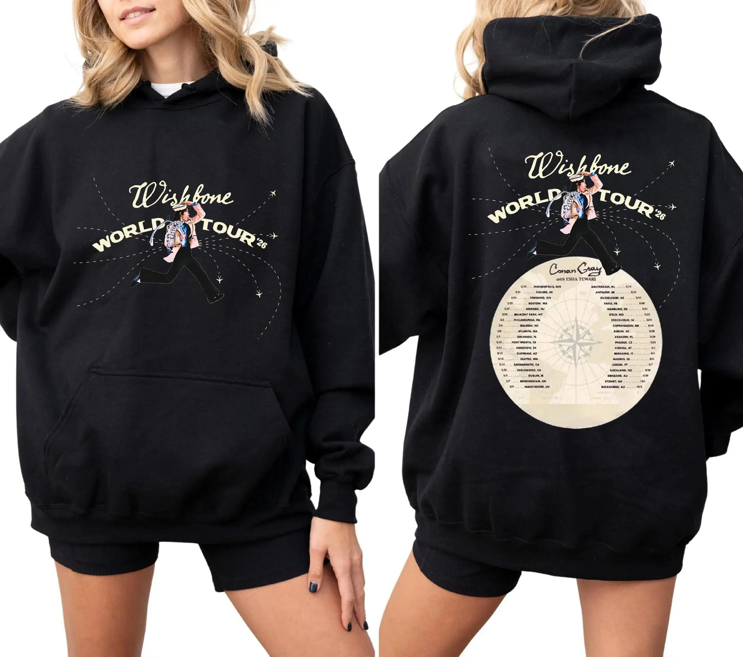 Conan Gray 2026 Wishborn Tour T-shirt, Music Band Tour Concert Tee, Vintage Music Tour Sweatshirt