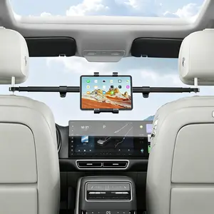 Car Headrest Tablet Holder: An adjustable holder with 360° free rotation, compatible with devices from 7" to 16.1" in length.Perfect backseat car mount for children, suitable for tablets and large smartphones during road trips