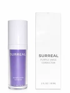 Surreal Smiles V34 Purple Smile Corrector - Purple Toothpaste for Temporary Teeth Brightening, Stain Concealing & Color Correction Booster, White Teeth, Purple Serum