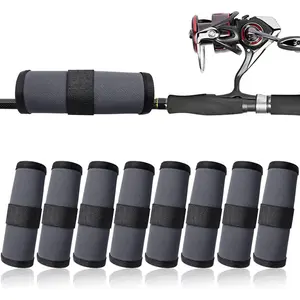8 Pack Fishing Lure Covers Lure Wraps for Fishing Rod Fishing Hook Bait Covers